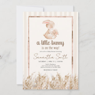 Little Bunny Baby Shower Invitation