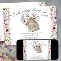 Little Bunny Floral Love Heart Baby Sprinkle
