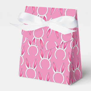 Little Bunny Pink Rabbit Ears New Baby Shower Favour Box