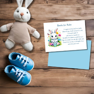 Little Bunny Wildflowers Easter Books For Baby Enclosure Card