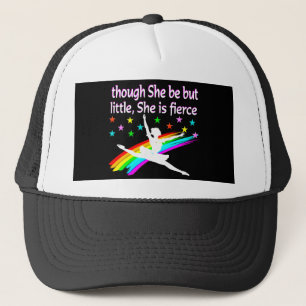 LITTLE BUT FIERCE BALLERINA TRUCKER HAT