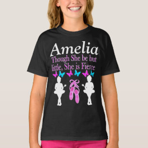 LITTLE BUT FIERCE DANCER PERSONALIZED T SHIRT