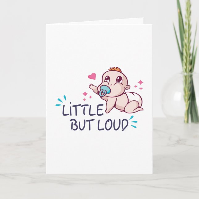 Little but loud card (Front)