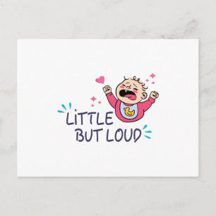 Little but loud postcard