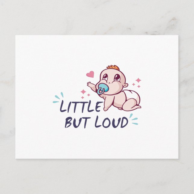 Little but loud postcard (Front)
