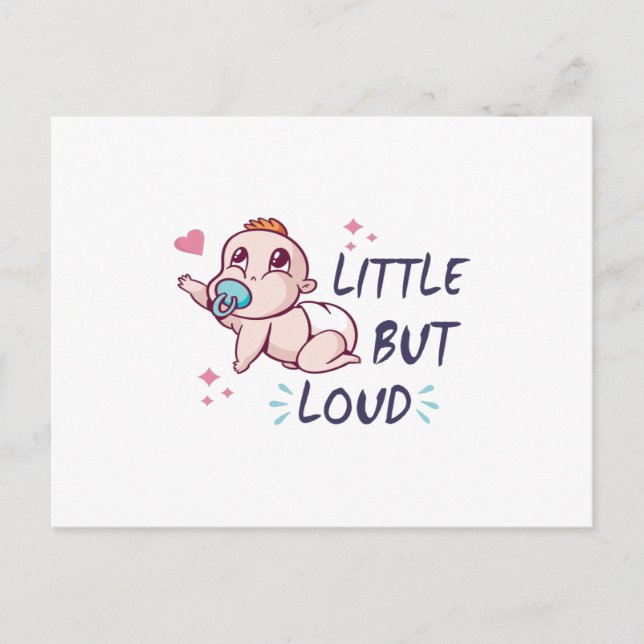 Little but loud postcard (Front)
