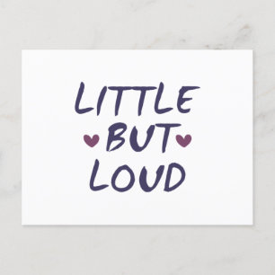 Little but loud postcard