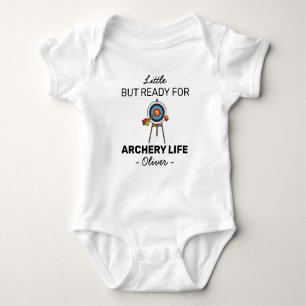 Little but Ready for Archery Life Cute Archery Baby Bodysuit