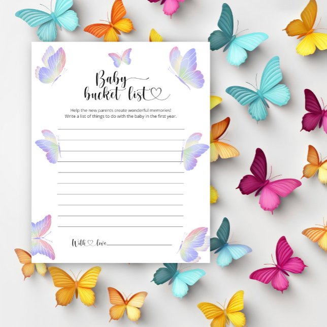 Little Butterflies - Baby bucket list (Creator Uploaded)