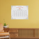 Little Butterfly Coral Girl Baby Shower Guess Date