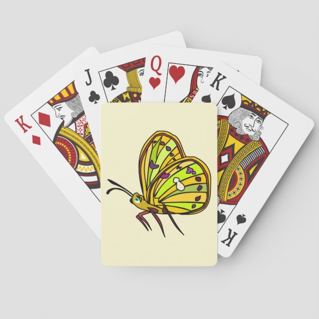 Little Butterfly Playing Cards - Your Colour (Back)