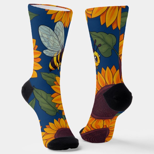 Little Buzzers Socks (Angled)