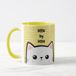 Little by Little Cute Cat – A Whimsical Sip Mug
