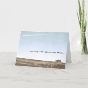 LITTLE CABIN Greeting Card