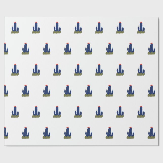 Little cactus wrapping paper (Flat)