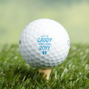 Little Caddy Personalised Pregnancy Announcement Golf Balls