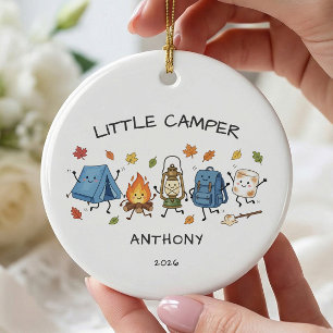 Little Camper Kids Christmas Ornament