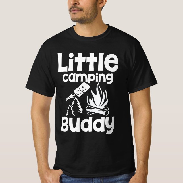 Little Camping Buddy  T-Shirt (Front)
