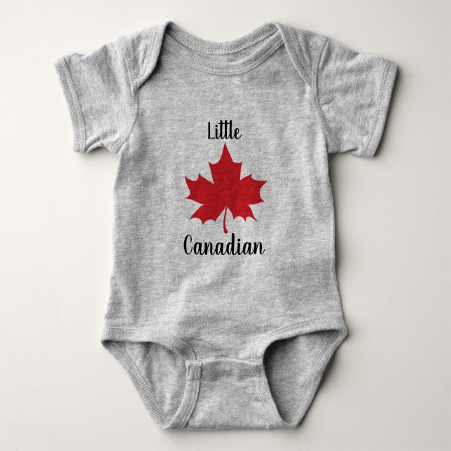 Little Canadian Baby Jumper Bodysuit (Front)