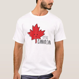 Little Canadian Flag For Men, Kids, Youth And Todd T-Shirt