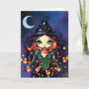 "Little Candy Witch" Greeting Card