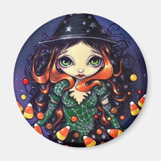 "Little Candy Witch" Magnet (Front)