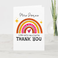 Little Card to Say a Big Thank You | Appreciation