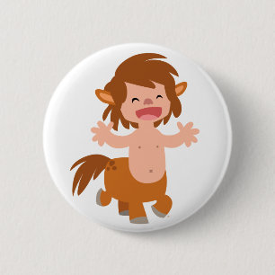 Little Cartoon Centaur 6 Cm Round Badge