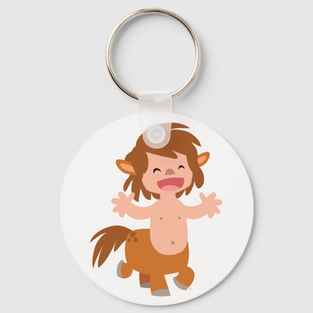 Little Cartoon Centaur Keychain (Front)