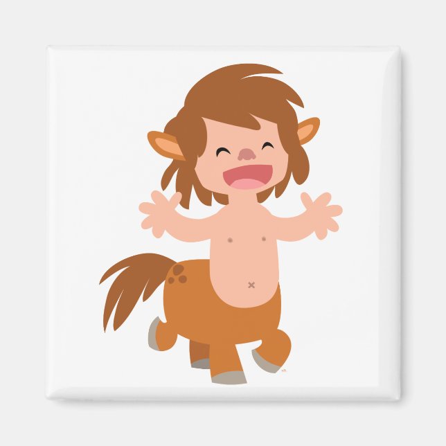 Little Cartoon Centaur Magnet (Front)