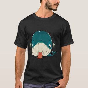 Little cat and whale T-Shirt