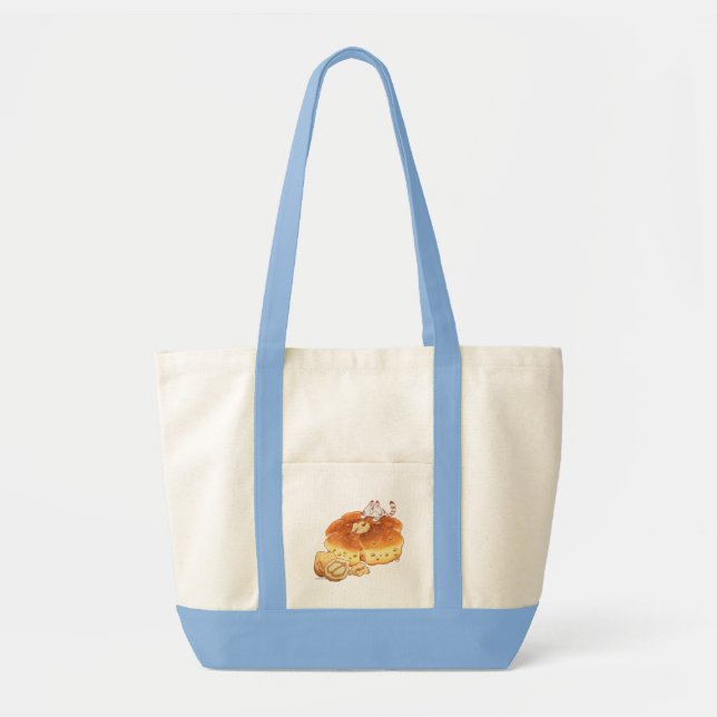 Little Cat & Walnut bread トートバッグ Tote Bag (Front)