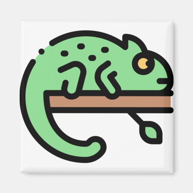 Little Chameleon Magnet (Front)