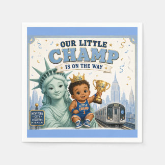 Little Champ Basketball BABY Shower Napkin