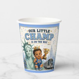 Little Champ Basketball BABY Shower Paper Cups