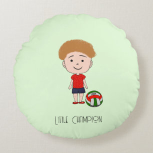 Little champion round cushion