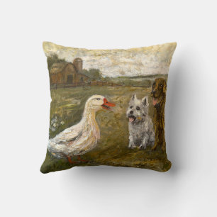 Little Chat: Whimsical Christmas Farm Animal Cushion