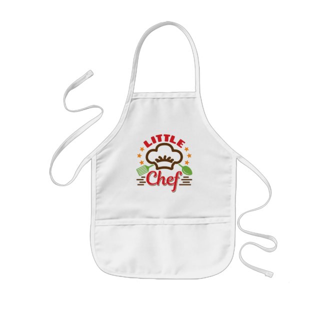 Little Chef Cooking Lover Kids Apron (Front)