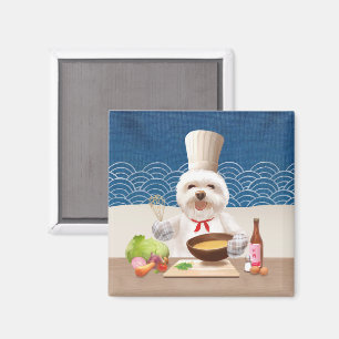 Little Chef Dog Magnet
