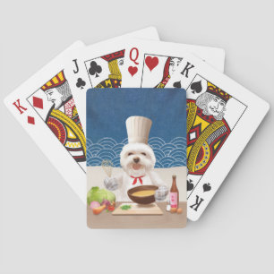 Little Chef Dog Playing Cards