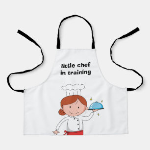little chef in training apron