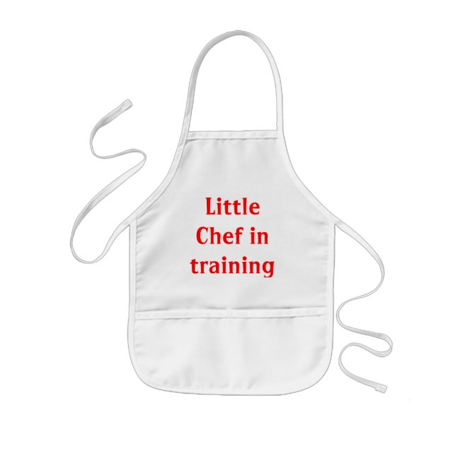Little Chef in Training Kids Apron (Front)