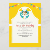 Little Chef Invitation