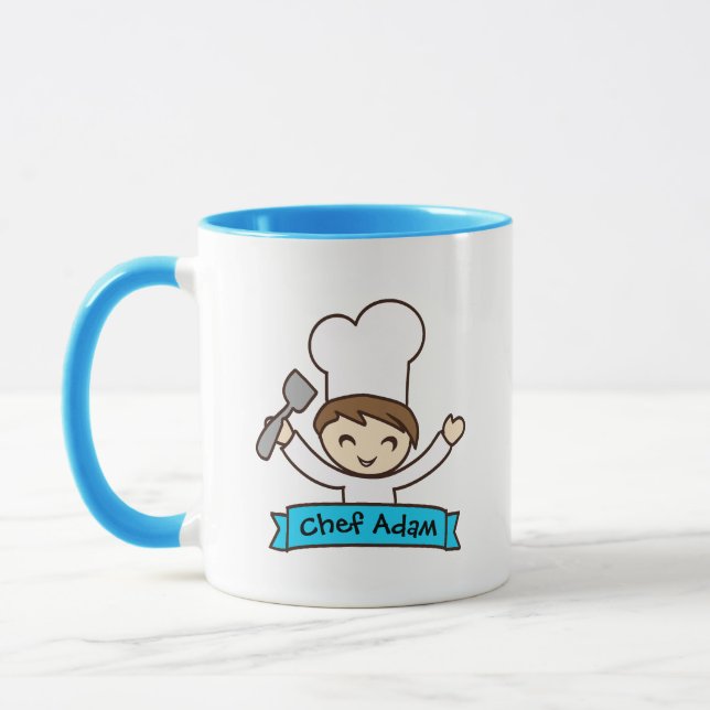 "Little Chef" Kids' Graphic Mug (Left)