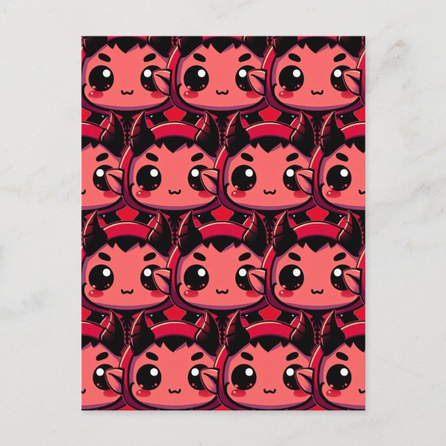 Little Chibi Devil Postcard (Front)