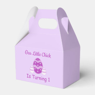 Little Chick 1st Birthday Favour Box