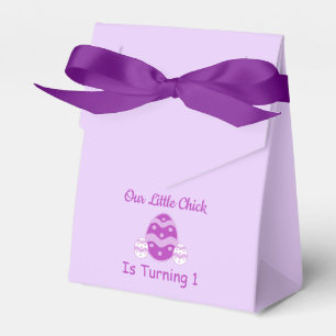 Little Chick 1st Birthday Favour Box