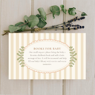 Little Chick Baby Shower Book for Baby Enclosure C Card