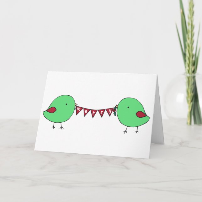 Little chick custom greeting card (Front)