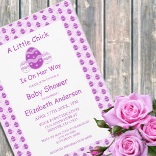 Little Chick Easter Baby Shower Invitation
